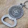 Hinterland Compass Bottle Opener Keychain