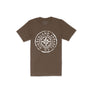 Compass Short-Sleeve Unisex T-Shirt - Heather Brown