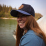 Compass High Crown Hat - Midnight on the Bay