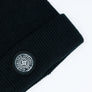 Compass Waffle Knit Toque - Black