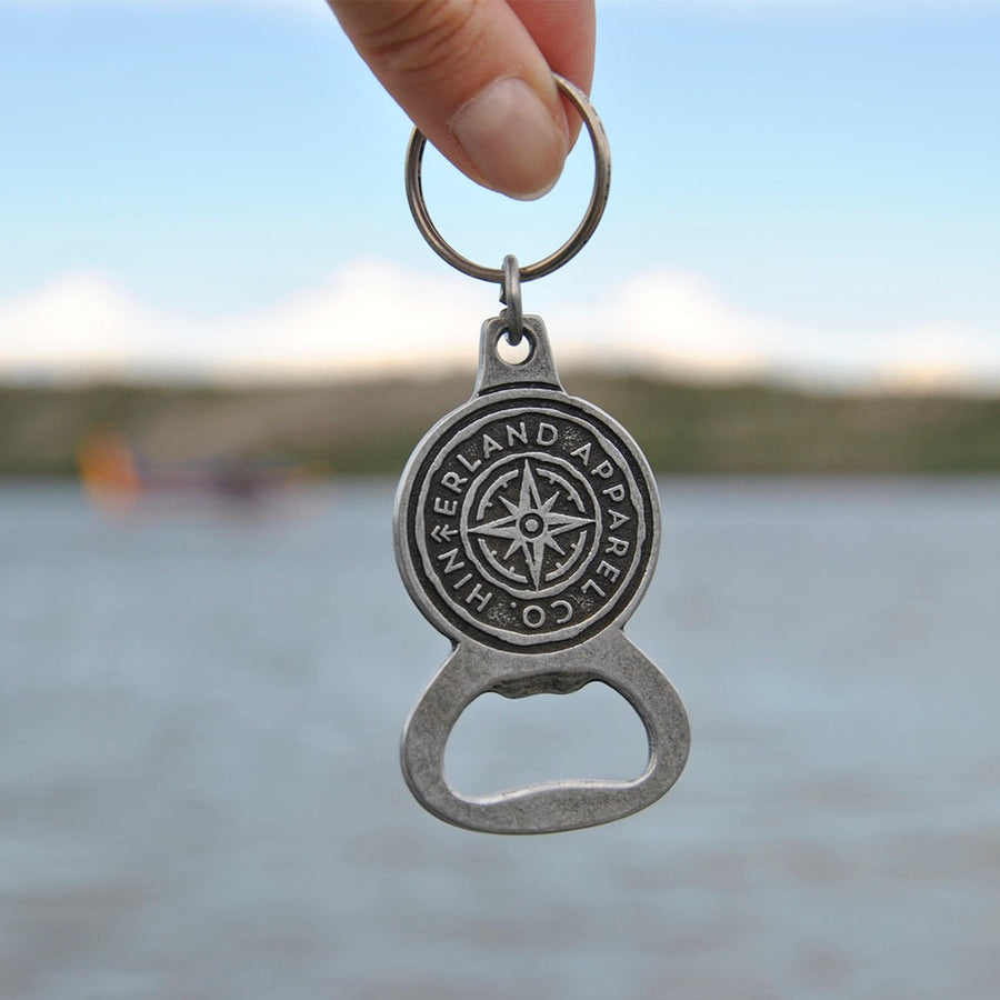 Hinterland Compass Bottle Opener Keychain