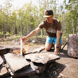 Compass High Crown Hat - Black Spruce
