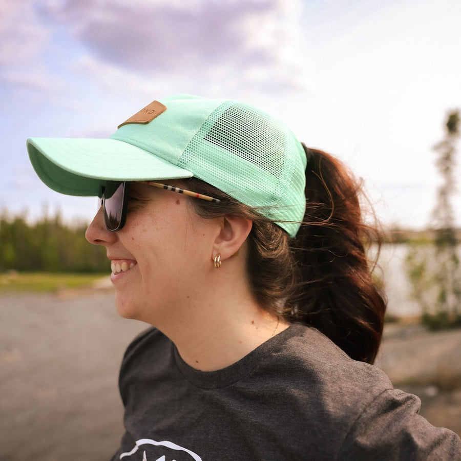 Ponytail Hat - Seafoam